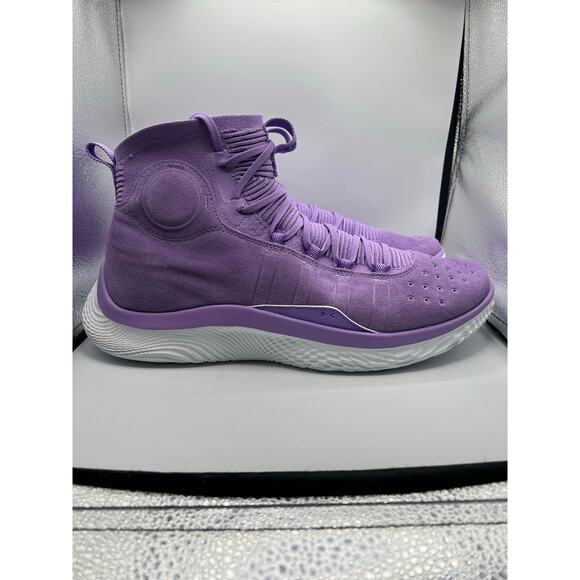 Under Armour Curry 4 Flotro Vivid Lilac Basketball Shoes size 16 men main image 6